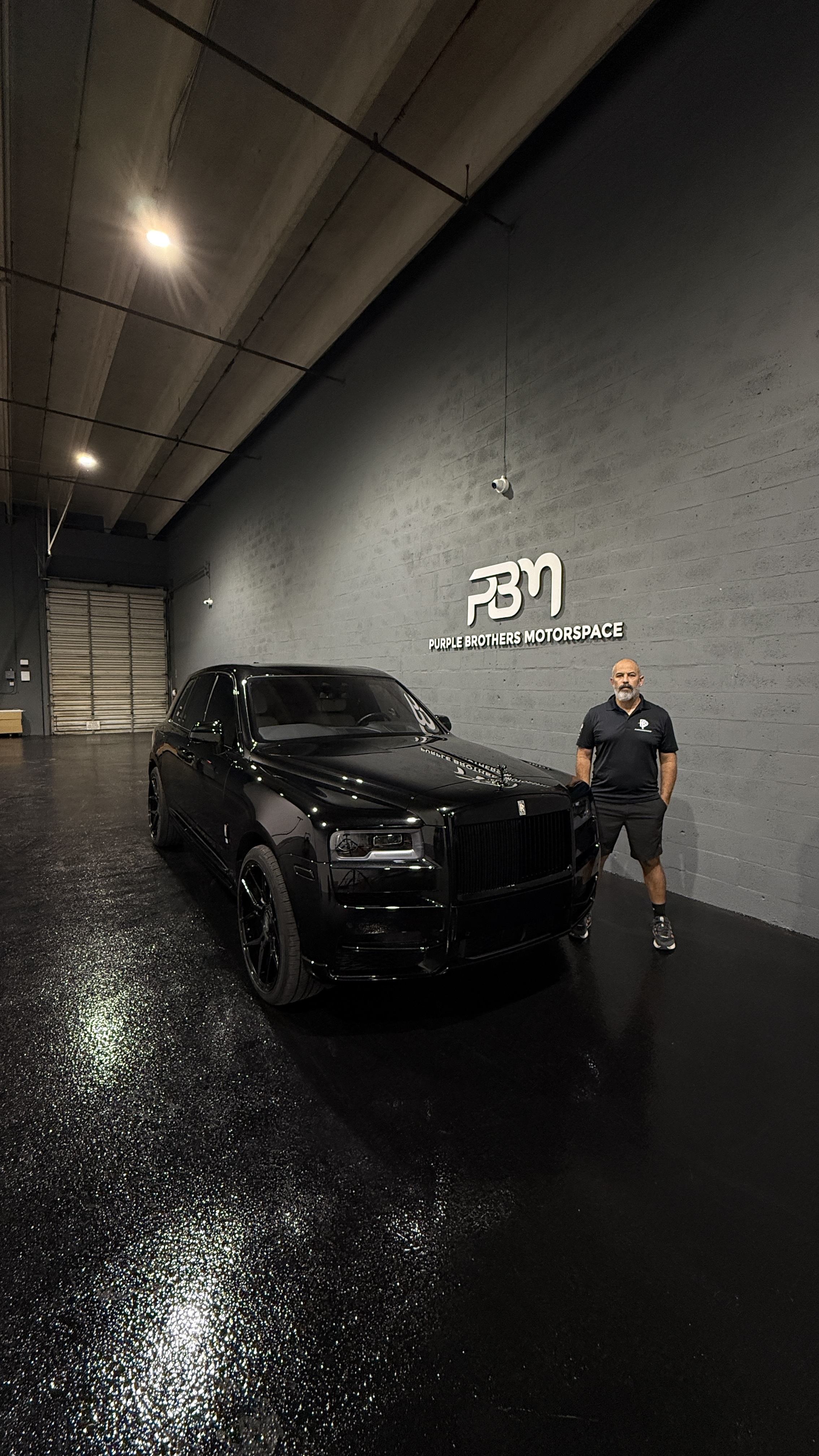 Photoshoot production at Purple Brothers Motorspace